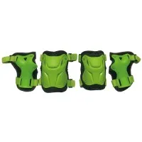 Набор защиты Tech Team Safety line 800, цвет зеленый (размер L)