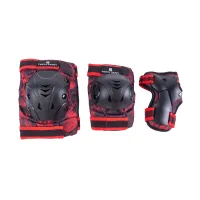 Набор защиты Tech Team Safe Fit Adult 1.0 Red (Красный) Размер S